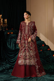 Emaan Adeel Celeste Embroidered Organza Unstitched 3Pc Suit - SOLSTICE