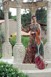 Feathers Premium Printed Lawn Unstitched 3Pc Suit SOLVEX-FT524