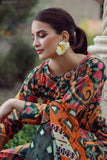 Feathers Premium Printed Lawn Unstitched 3Pc Suit SOLVEX-FT524