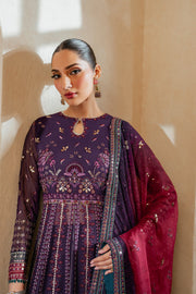 Xenia Formals Niran Embroidered Chiffon Unstitched 3Pc Suit XF-03 SOURATI