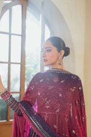 Xenia Formals Niran Embroidered Chiffon Unstitched 3Pc Suit XF-03 SOURATI
