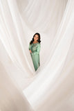 Serene Premium Lumea Embroidered Pret Cotton Satin 3Pc Suit SP-143 Alina