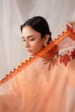 Serene Premium Lumea Embroidered Pret Cotton Satin 3Pc Suit SP-145 Aurelia