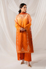 Serene Premium Lumea Embroidered Pret Cotton Satin 3Pc Suit SP-145 Aurelia