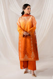 Serene Premium Lumea Embroidered Pret Cotton Satin 3Pc Suit SP-145 Aurelia