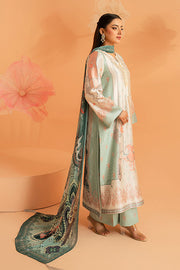 Serene Premium Amelia Printed Silk Pret 3Pc Suit SP-149 Celeste Bloom