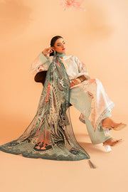 Serene Premium Amelia Printed Silk Pret 3Pc Suit SP-149 Celeste Bloom