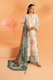 Serene Premium Amelia Printed Silk Pret 3Pc Suit SP-149 Celeste Bloom