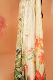 Serene Premium Amelia Printed Silk Pret 3Pc Suit SP-153 Ivory Botanica