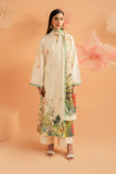 Serene Premium Amelia Printed Silk Pret 3Pc Suit SP-153 Ivory Botanica