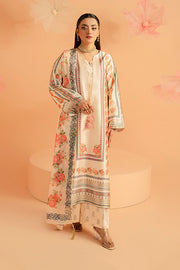 Serene Premium Amelia Printed Silk Pret 3Pc Suit SP-154 Rosé Charm