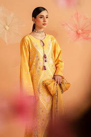 Serene Premium Amelia Printed Silk Pret 3Pc Suit SP-156 Sunlit Aura