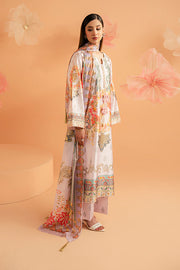 Serene Premium Amelia Printed Silk Pret 3Pc Suit SP-157 Lilac Opulence