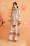 Serene Premium Amelia Printed Silk Pret 3Pc Suit SP-157 Lilac Opulence