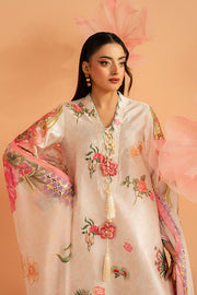 Serene Premium Amelia Printed Silk Pret 3Pc Suit SP-158 Blush Reverie