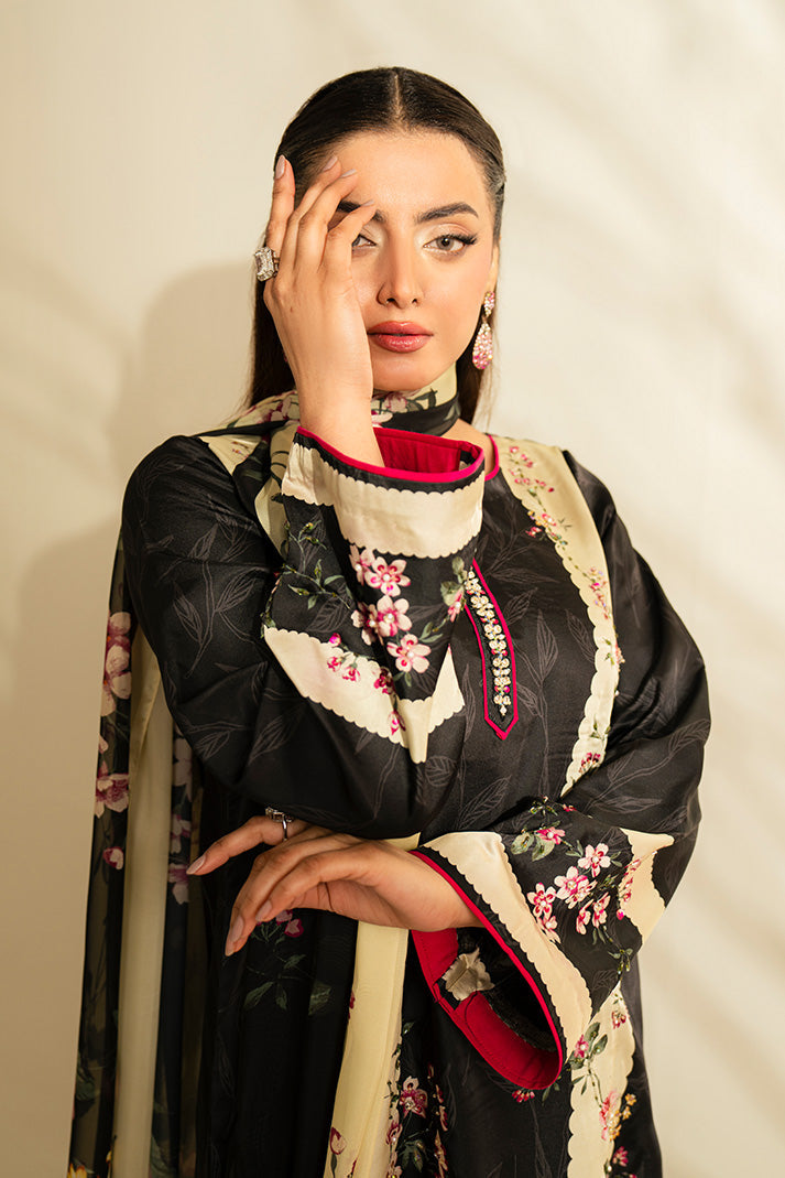 Serene Premium Celeste Embroidered Silk Pret 3Pc Suit SP-161 Vega