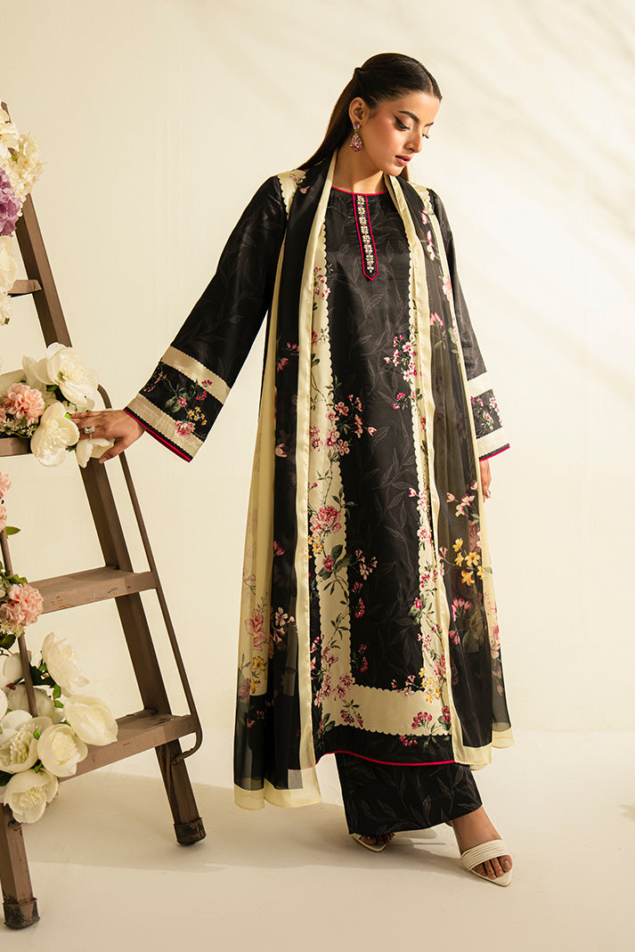 Serene Premium Celeste Embroidered Silk Pret 3Pc Suit SP-161 Vega