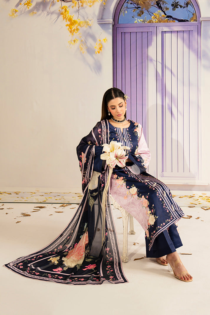 Serene Premium Celeste Embroidered Silk Pret 3Pc Suit SP-164 Estelle