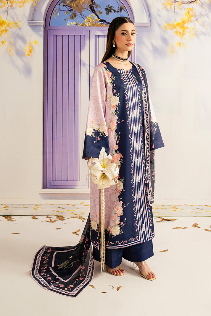 Serene Premium Celeste Embroidered Silk Pret 3Pc Suit SP-164 Estelle