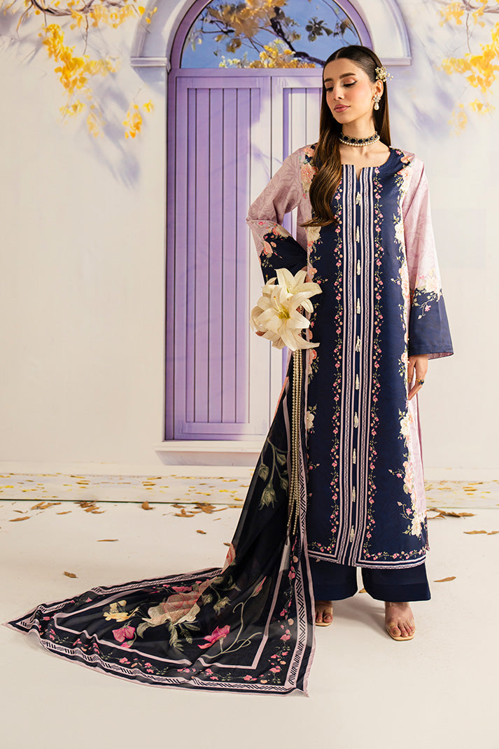 Serene Premium Celeste Embroidered Silk Pret 3Pc Suit SP-164 Estelle