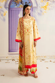Serene Premium Celeste Embroidered Silk Pret 3Pc Suit SP-166 Aquila
