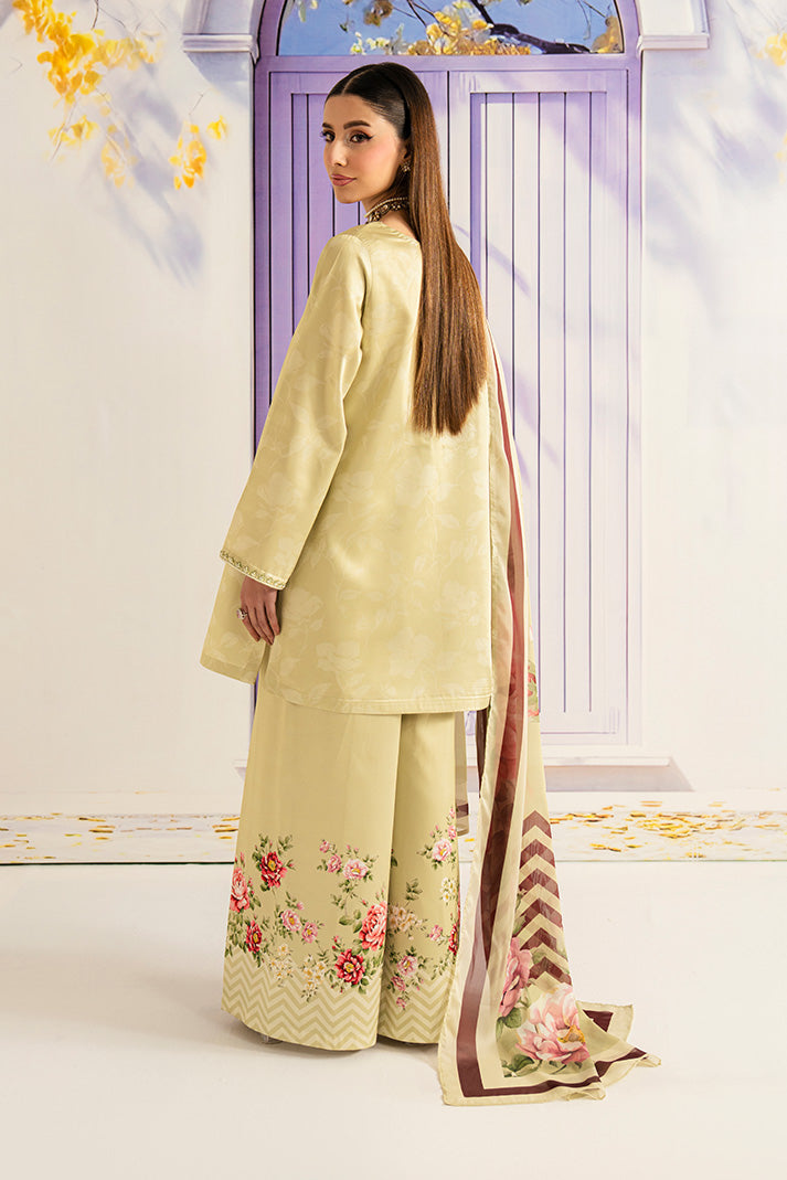Serene Premium Celeste Embroidered Silk Pret 3Pc Suit SP-168 Cressida