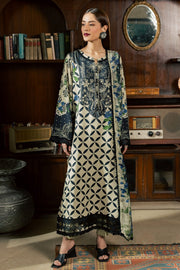 Nureh Signature Printed Viscose Slub Unstitched 3Pc Suit SP-209