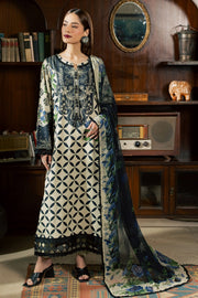 Nureh Signature Printed Viscose Slub Unstitched 3Pc Suit SP-209