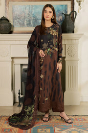Nureh Signature Printed Viscose Slub Unstitched 3Pc Suit SP-214