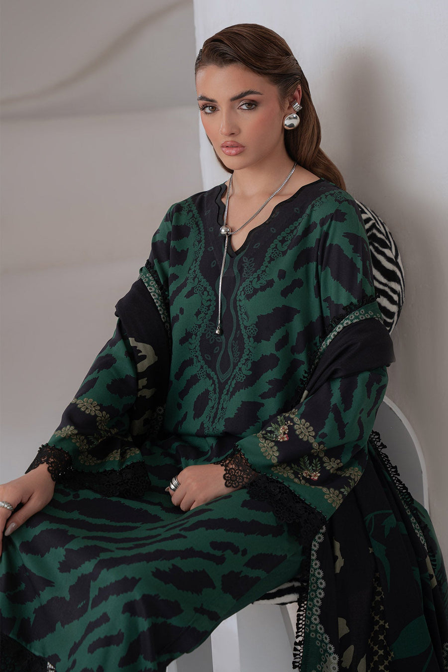 Nureh Signature Printed Marina Unstitched 3Pc Suit SP-221