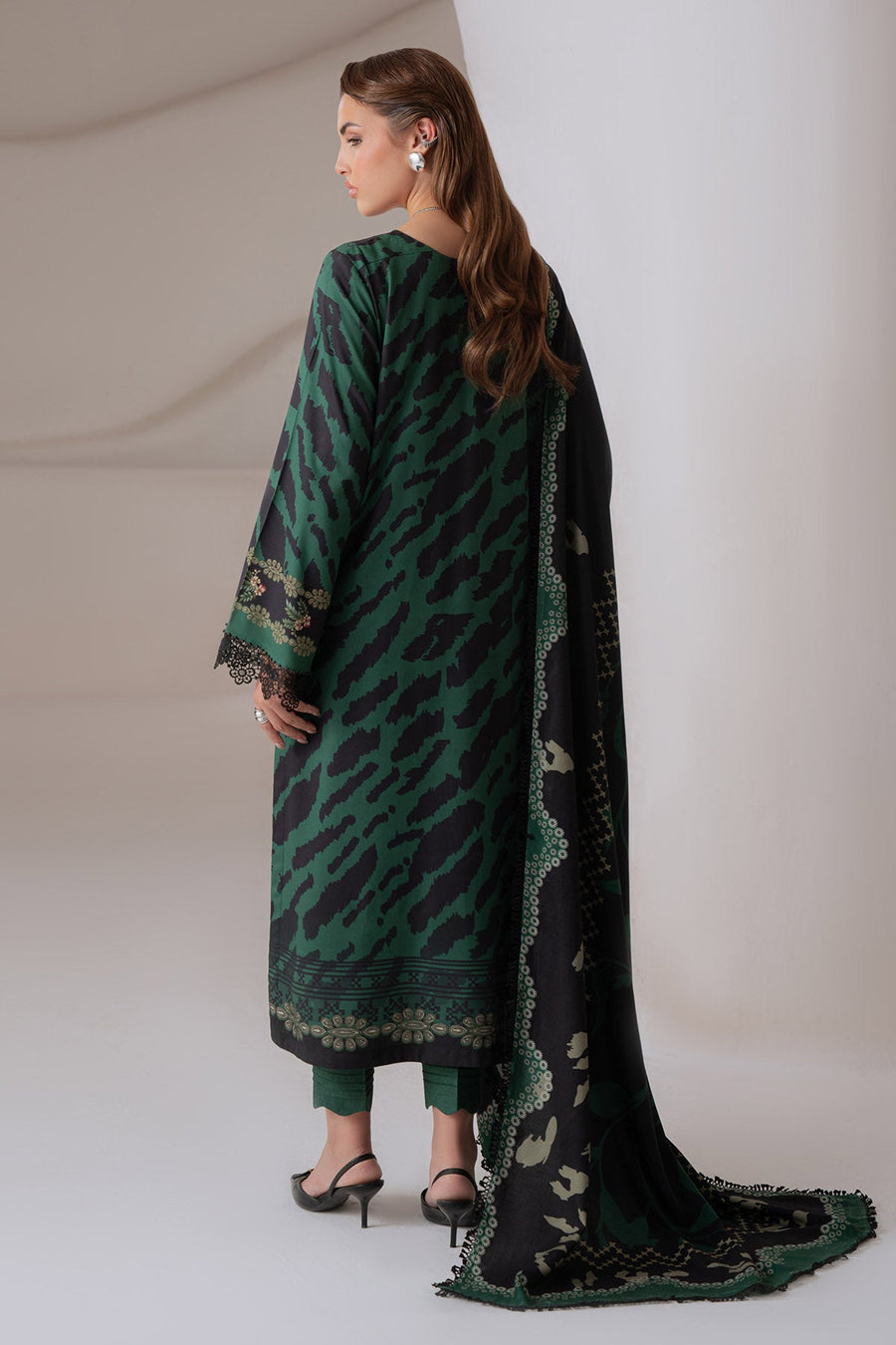 Nureh Signature Printed Marina Unstitched 3Pc Suit SP-221