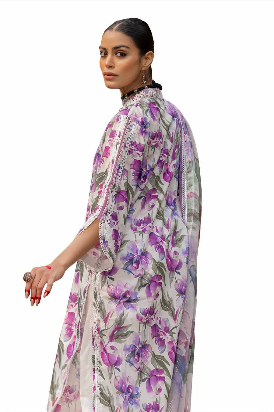 Gul Ahmed Printed Lawn Unstitched 3Pc Suit SP-42009