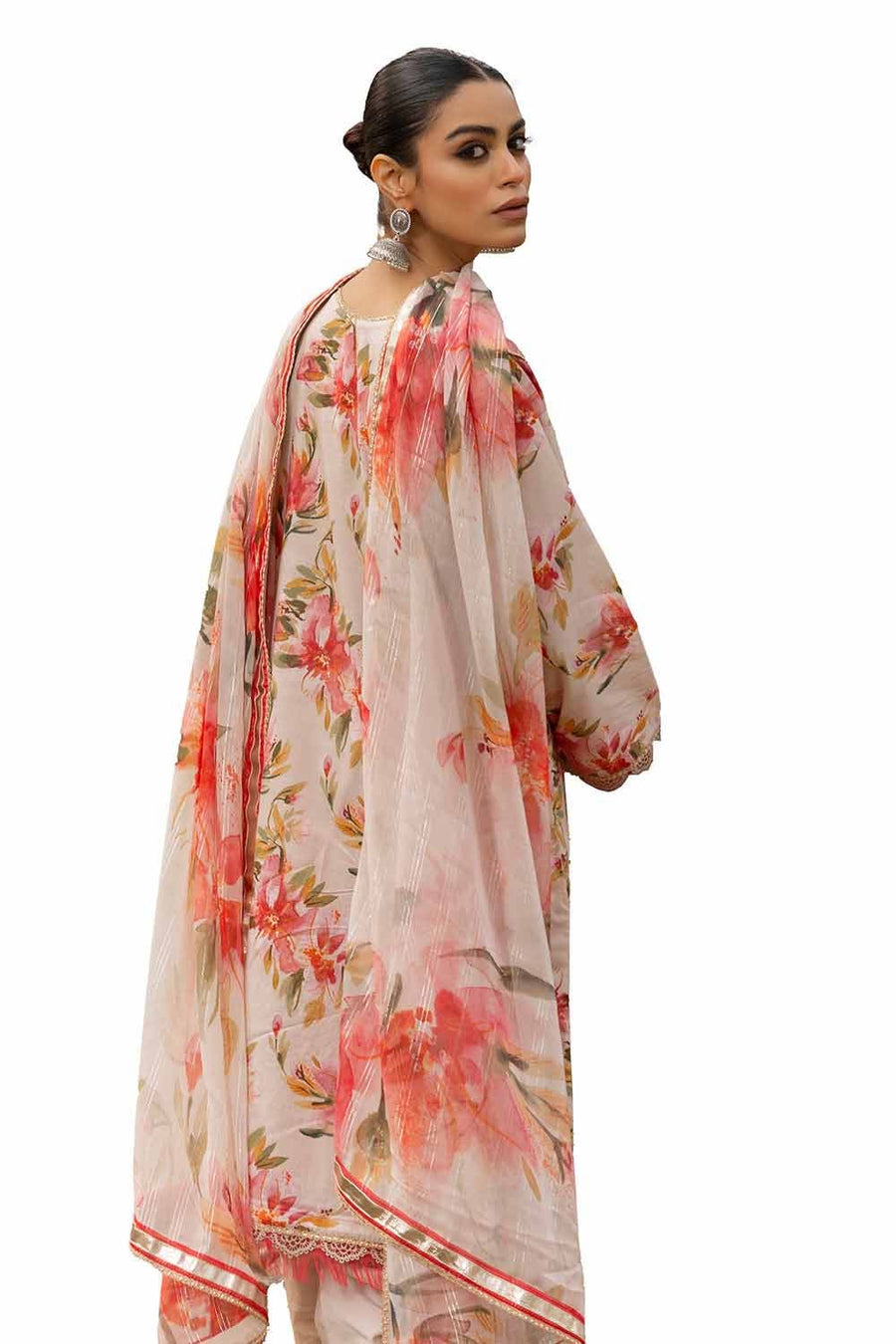 Gul Ahmed Printed Lawn Unstitched 3Pc Suit SP-42010