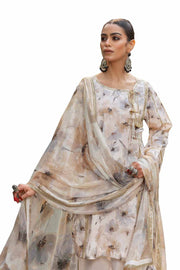 Gul Ahmed Printed Lawn Unstitched 3Pc Suit SP-42013