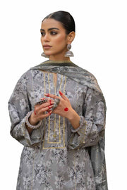 Gul Ahmed Printed Lawn Unstitched 3Pc Suit SP-42014