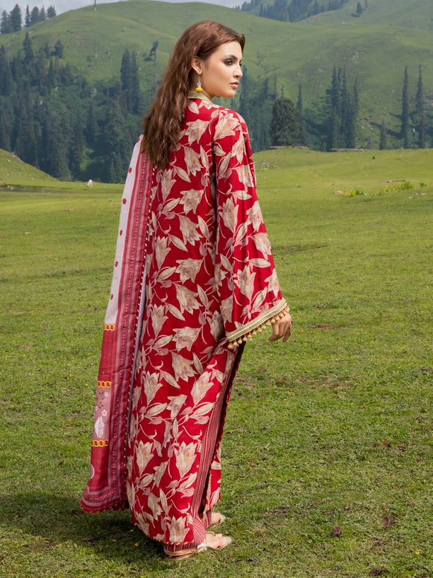 Gul Ahmed Printed Polyestor Unstitched 3Pc Suit SP-42046
