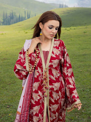Gul Ahmed Printed Polyestor Unstitched 3Pc Suit SP-42046