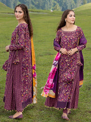 Gul Ahmed Printed Polyestor Unstitched 3Pc Suit SP-42047