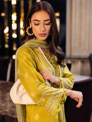 NUREH Signature Printed Lawn Unstitched 3 Piece Suit SP-52