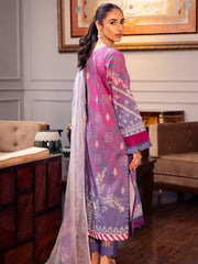 NUREH Signature Printed Lawn Unstitched 3 Piece Suit SP-53