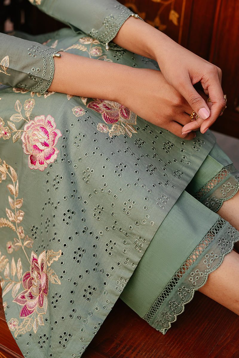 Cross Stitch Eid Lawn Unstitched Embroidered 3Pc Suit D-08 Sparkling Bliss