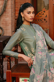 Cross Stitch Eid Lawn Unstitched Embroidered 3Pc Suit D-08 Sparkling Bliss