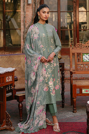 Cross Stitch Eid Lawn Unstitched Embroidered 3Pc Suit D-08 Sparkling Bliss