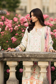 Serene Premium Day Dream Embroidered Pret Cotton Satin 3Pc Suit SPP-03 Eden