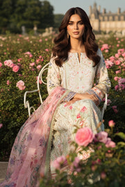 Serene Premium Day Dream Embroidered Pret Cotton Satin 3Pc Suit SPP-03 Eden