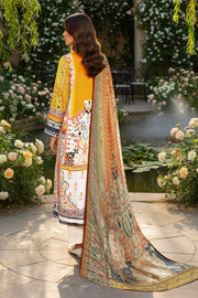 Serene Premium Day Dream Embroidered Pret Cotton Satin 3Pc Suit SPP-08 Haze