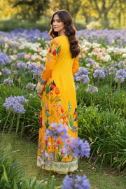 Serene Premium Day Dream Embroidered Pret Cotton Satin 3Pc Suit SPP-10 Reverie