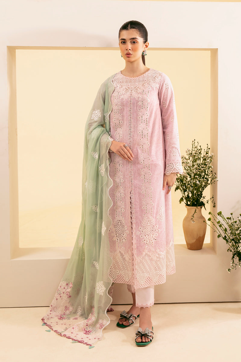 Qalamkar Qlinekari Embroidered Lawn Unstitched 3Pc Suit SQ-02 ASEMA