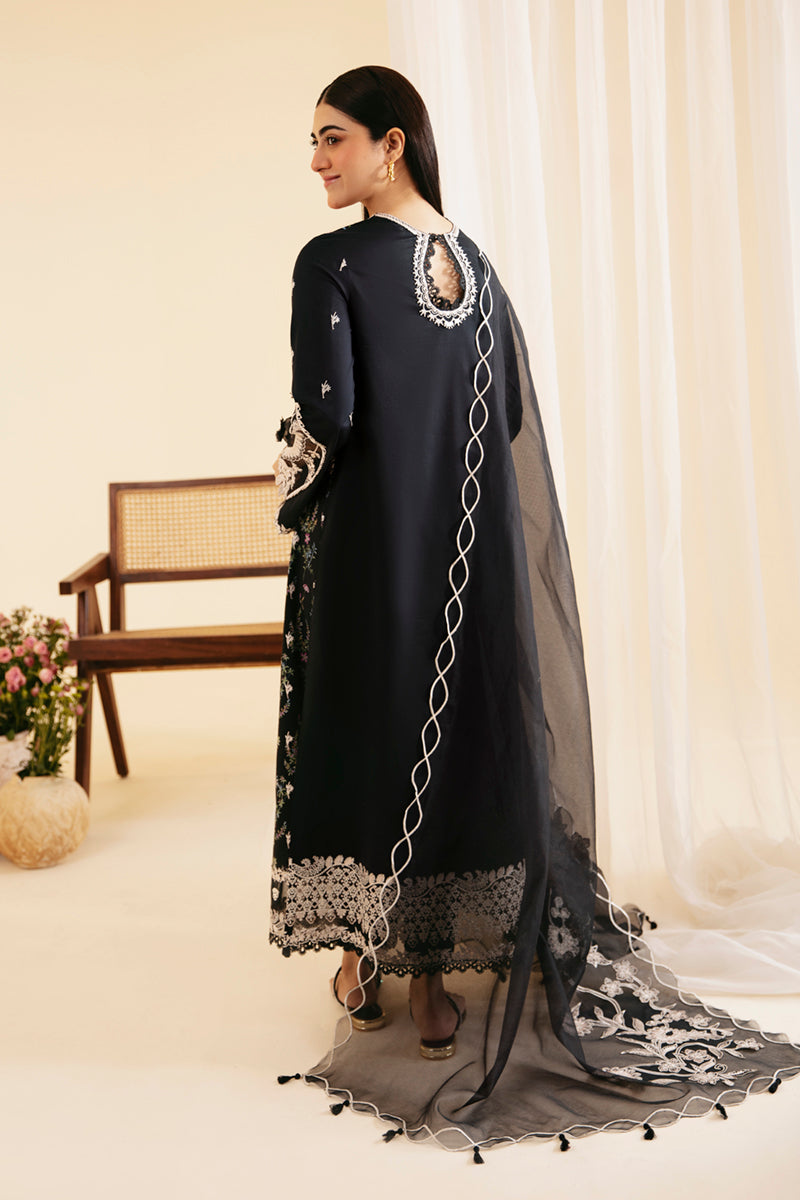 Qalamkar Qlinekari Embroidered Lawn Unstitched 3Pc Suit SQ-03 MARWA