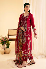 Qalamkar Qlinekari Embroidered Lawn Unstitched 3Pc Suit SQ-04 LARMINA